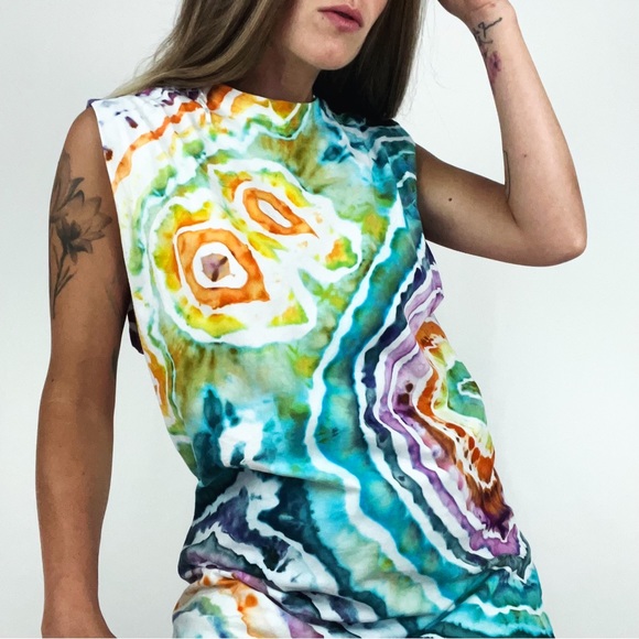 H&M Dresses & Skirts - Hand-Dyed Sleeveless Jersey Dress | Size S